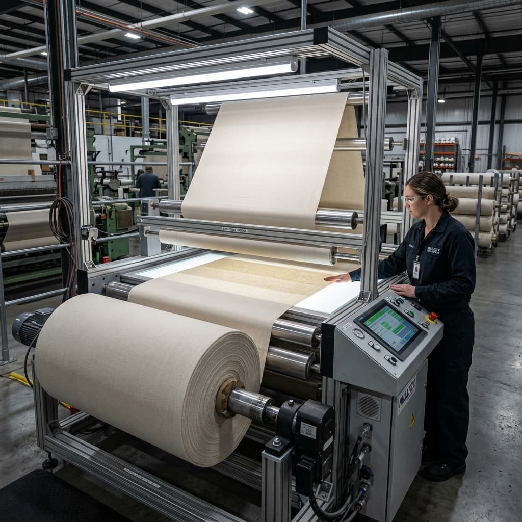 Control de calidad en la fabricación textil: dentro de nuestra producción de 200.000 m/día